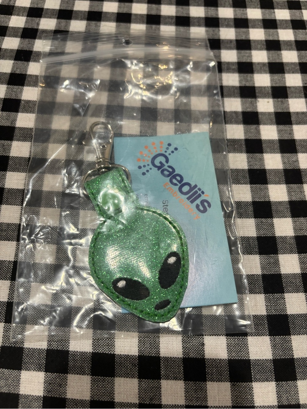 Green Alien Keychain